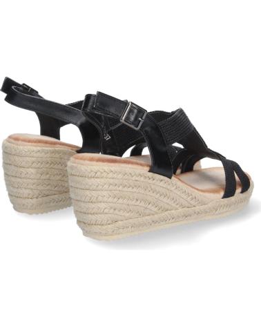 Sandalias LETS SECRET  de Mujer SANDALIAS TIPO ALPARGATAS PARA MUJER ALPARGATAS NEGRAS ALPAR  NEGRO