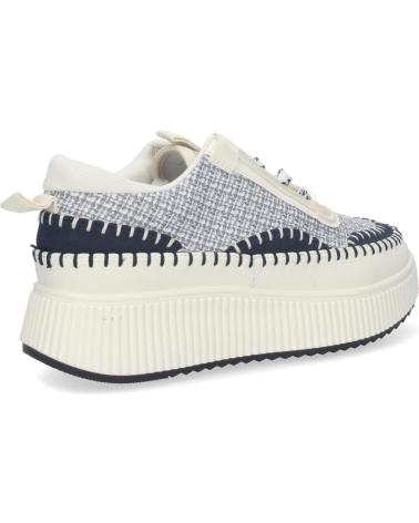 Deportivas LETS SECRET  de Mujer y Niña ZAPATILLAS CASUAL PARA MUJER CON PLATAFORMA DENTADA DISEO EL  AZUL