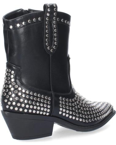 Woman Mid boots LETS SECRET BOTN DE MUJER CON TACN DE PUNTA FINA ADORNADO CON TACHUELAS  NEGRO