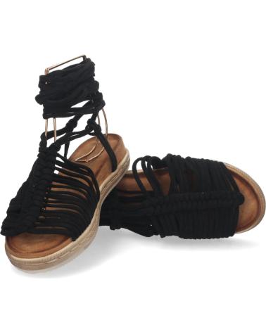 Sandali LETS SECRET  per Donna SANDALIA TIPO GLADIADORA DE MUJER SANDALIAS CON CORDONES DE  NEGRO