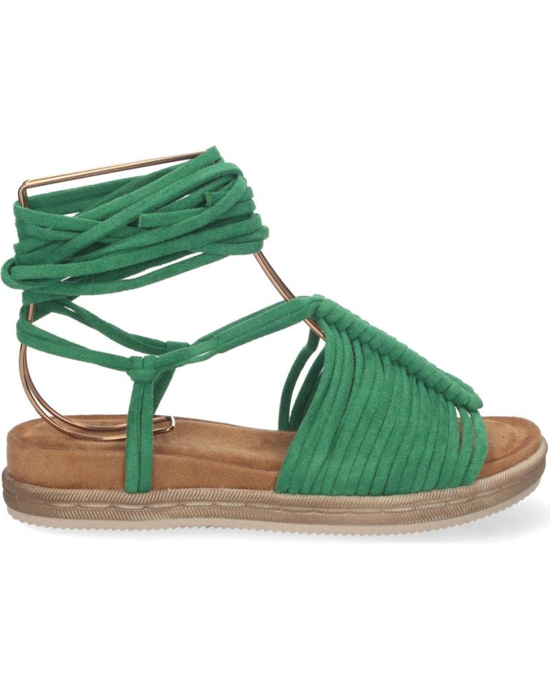 Sandalias LETS SECRET  de Mujer SANDALIAS TIPO GLADIADOR SANDALIAS PLANAS SANDALIAS ATADAS P  MORADO