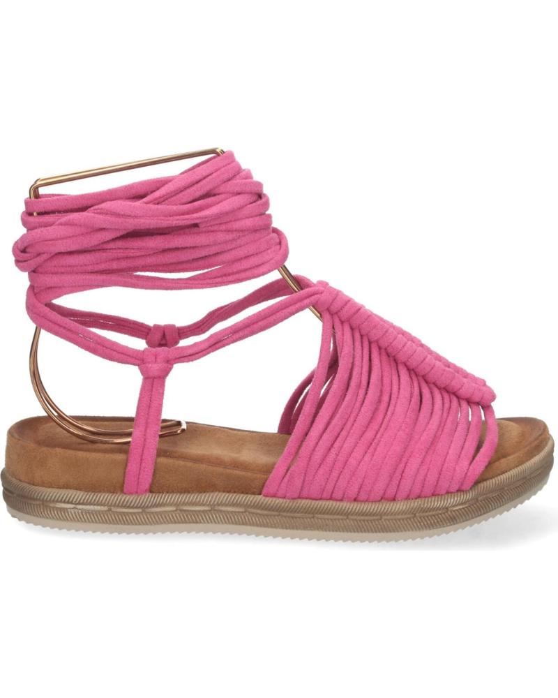 Sandalias LETS SECRET  de Mujer SANDALIAS TIPO GLADIADOR SANDALIAS PLANAS SANDALIAS ATADAS P  MORADO