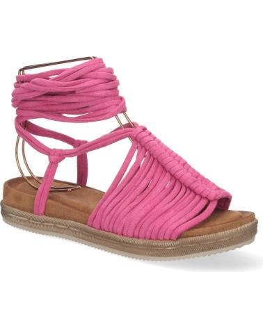 Sandalias LETS SECRET  de Mujer SANDALIAS TIPO GLADIADOR SANDALIAS PLANAS SANDALIAS ATADAS P  MORADO