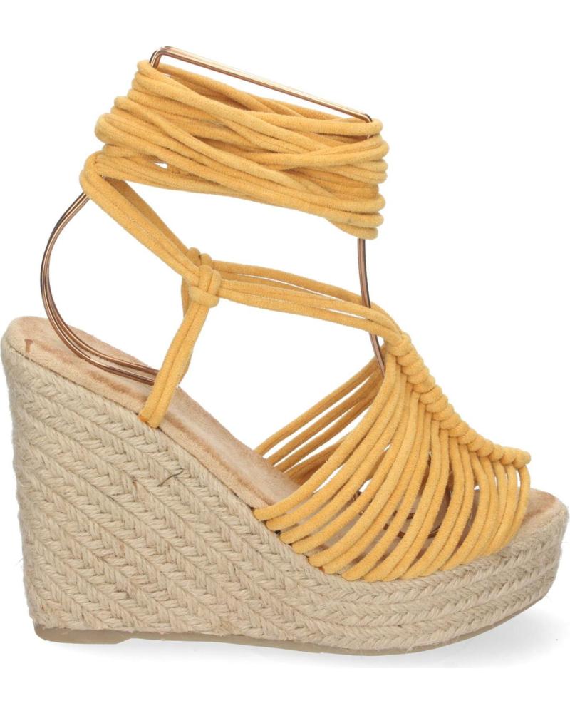 Sandalias LETS SECRET  de Mujer SANDALIAS TIPO ALPARGATAS PARA MUJER ALPARGATAS AMARILLAS AL  AMARILLO