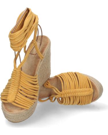 Sandalias LETS SECRET  de Mujer SANDALIAS TIPO ALPARGATAS PARA MUJER ALPARGATAS AMARILLAS AL  AMARILLO