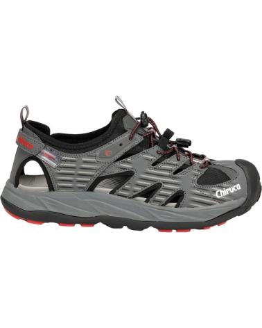 Sandali CHIRUCA  per Uomo TREKKING SARGAZOS 09 -ROJO 4488109  GRIS
