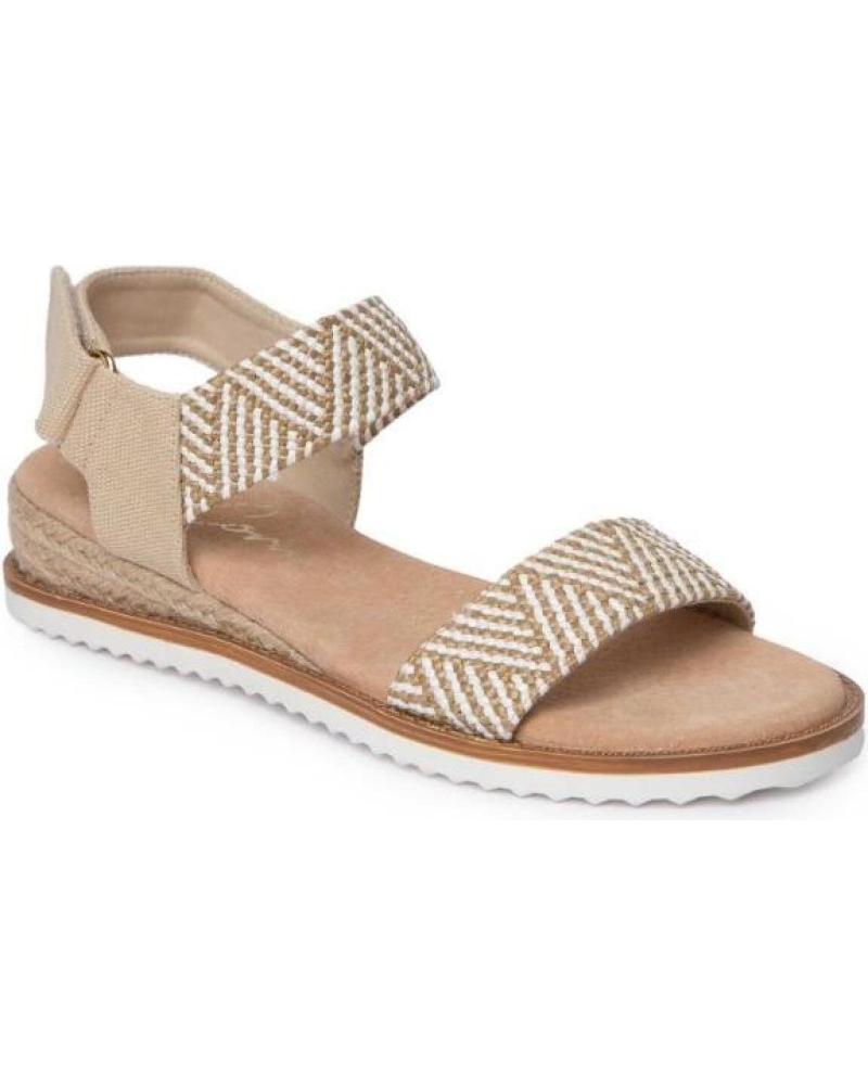 Woman Sandals CRECENDO SANDALIAS CUNA POPCORN VARIOS 2029  BEIGE