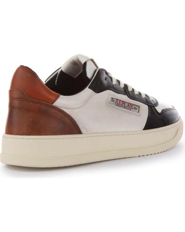 Zapatillas deporte REPLAY  pour Homme ZAPATILLAS RELOAD MIX  BLACK OFF WHITE TAN