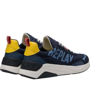 Zapatillas deporte REPLAY  pour Homme ZAPATILLAS TENNET TINT 3  NAVY YELLOW