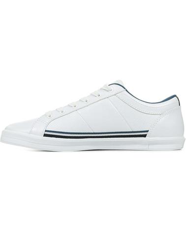 Scarpe sport FRED PERRY  per Uomo B4331 T65 BASELINE PERF LEATHER  WHITE