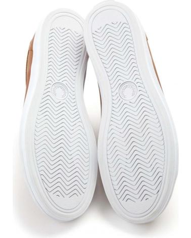 Chaussures FRED PERRY  pour Homme B4330 C55 BASELINE LEATHER  TAN-CHAMPAGNE