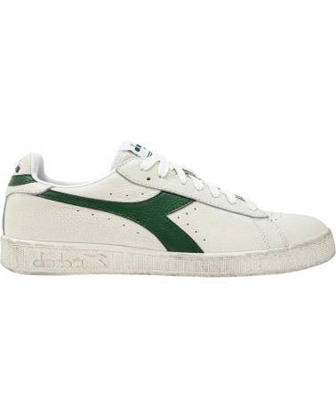 Sneaker für Damen und Herren und Junge DIADORA ZAPATILLAS GAMME L LOW WAXED WHITE-FOGLIAGE