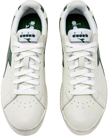 Sneaker für Damen und Herren und Junge DIADORA ZAPATILLAS GAMME L LOW WAXED WHITE-FOGLIAGE
