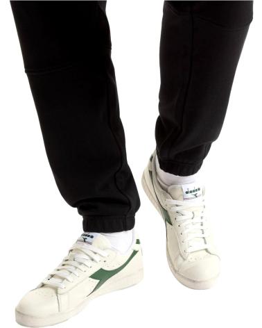 Sneaker für Damen und Herren und Junge DIADORA ZAPATILLAS GAMME L LOW WAXED WHITE-FOGLIAGE