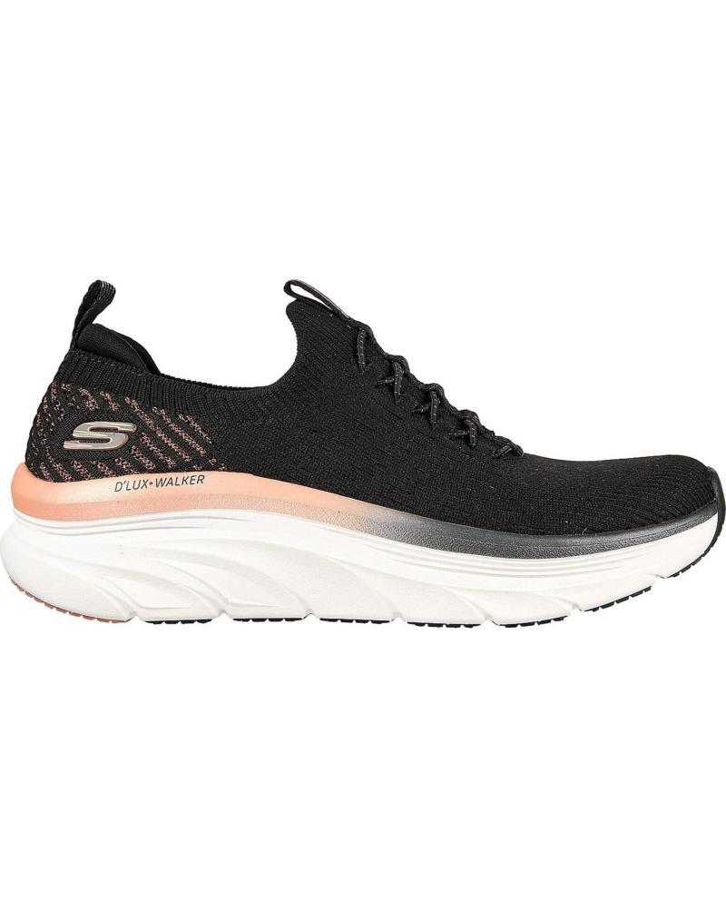 Zapatillas deporte de Mujer SKECHERS ZAPATILLAS D´LUX WALKER LET IT GLOW NEGRO
