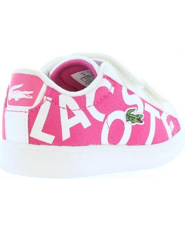 Sapatilhas de Menina e Menino LACOSTE 33SPI1000 CARNABY F50 PNK-WHT