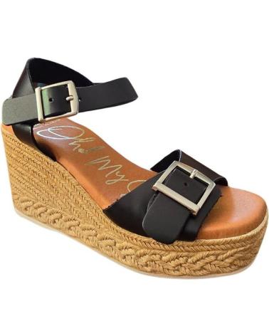 Sandales OH MY SANDALS  pour Femme SANDALIAS CUNA MUJER VALLE VARIOS 5459  NEGRO