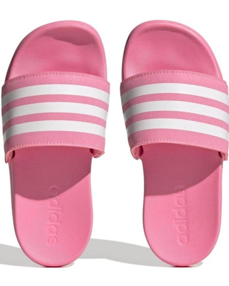Flip Flops De Nina ADIDAS ADILETTE COMFORT K BEAMPK FTWWHT BEAMPK MODELO HP7615 ROSA