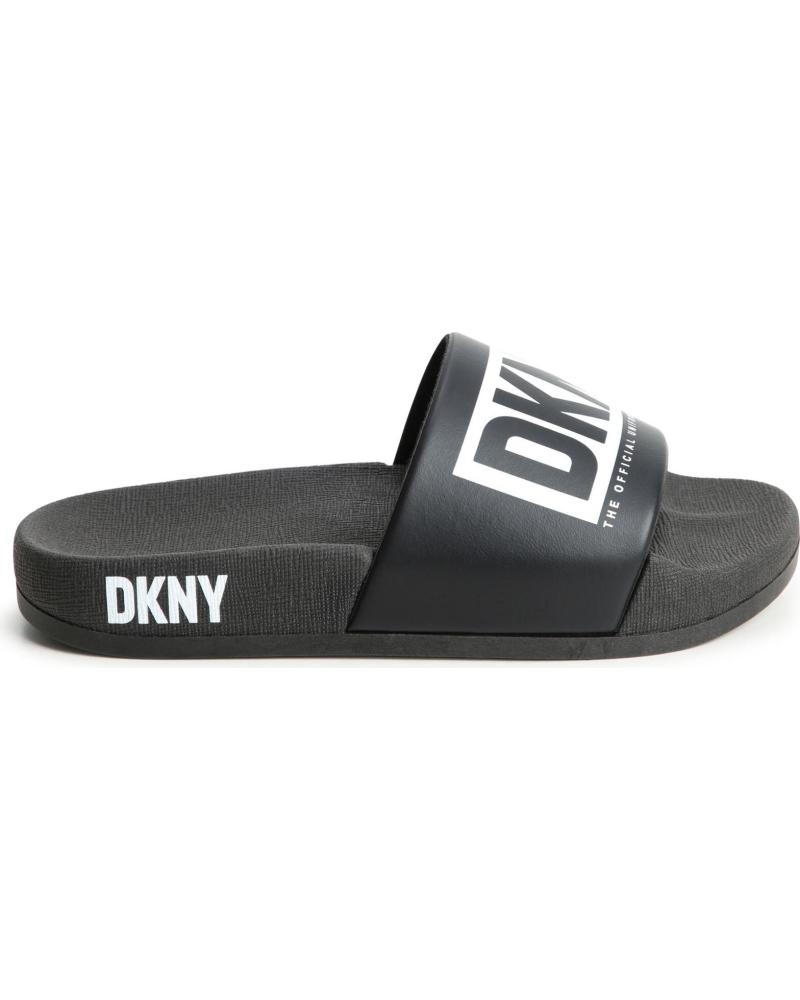 Woman and girl and boy Flip flops DKNY CHANCLAS NEGRAS UNISEX MODELO D6012109B  MULTICOLOR