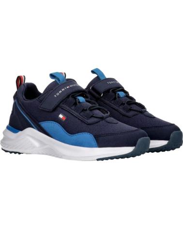 Deportivas TOMMY HILFIGER  de Mujer y Niña y Niño SNEAKER TOMMY HILFIGUER NINO MODELO T3X9-33139768800  MULTICOLOR