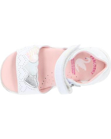 Sandalias PABLOSKY  de Niña 007200 OLIMPO  BLANCO