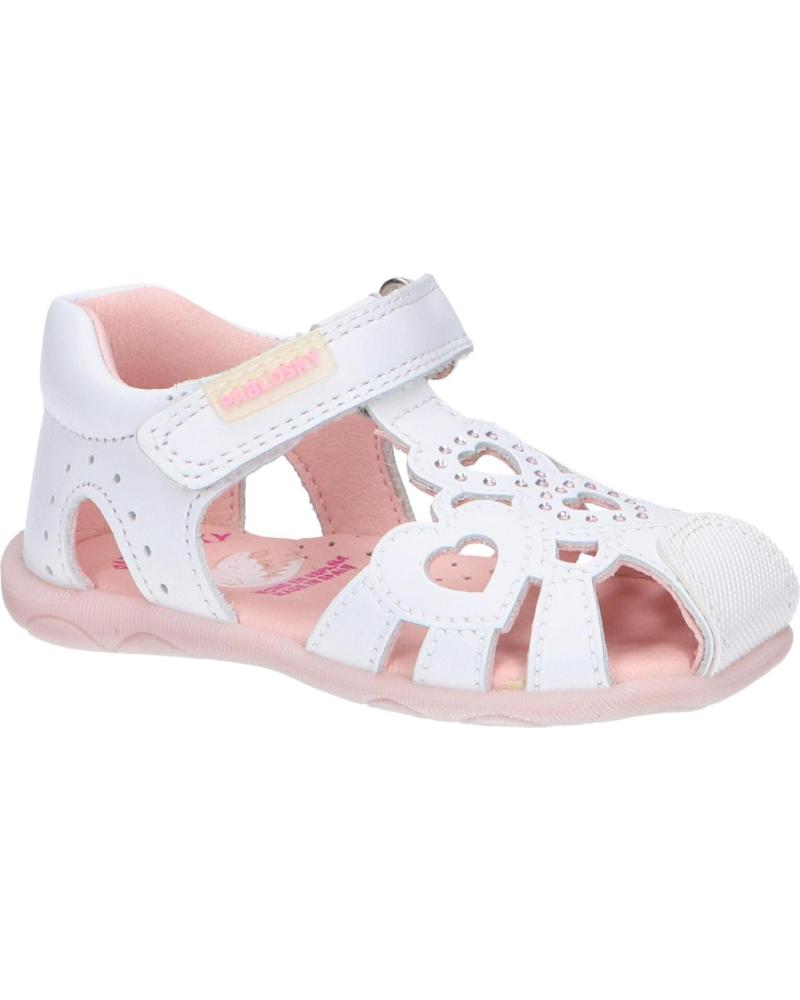 Sandali Bambine Pablosky Sandali Pablosky Mary 438700 Per Bambine - Pelle Naturale, Suola Antiscivolo, Chiusura Adesiva Sandali Antiscivolo SUPERFLEX - Foto 8