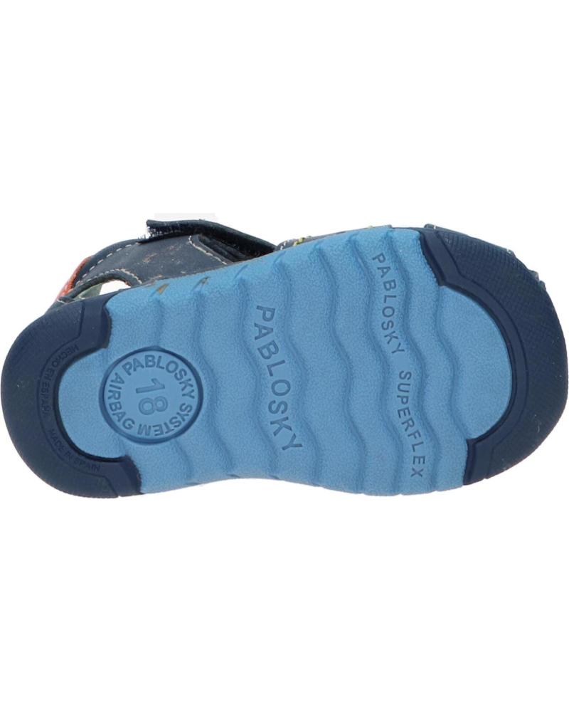 Pablosky 973220 Sandali Sportivi Per Bambini E Ragazzi - Chiusura Aderente, Fodera Traspirante, Suola Antiscivolo, Design Moderno