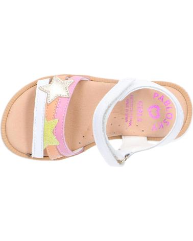 girl Sandals PABLOSKY 105000  BLANC