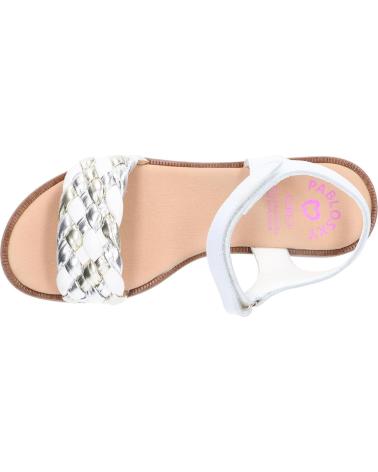 Sandales PABLOSKY  pour Fille 409500P  BLANCO