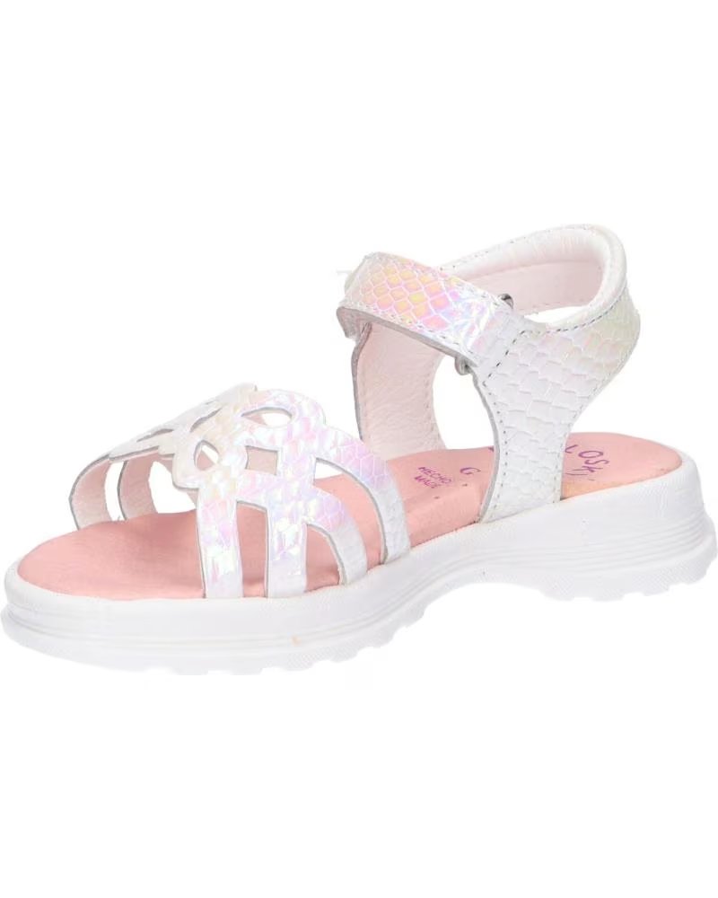 Sandali Pelle Bambina Sandali Bianchi Sandali Pablosky Mary 438700 Per Bambine Sandali Pelle Naturale - 6