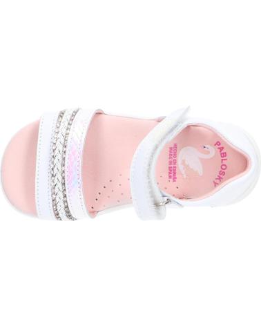 Sandales PABLOSKY  pour Fille SANDALIA 007300  BLANCO