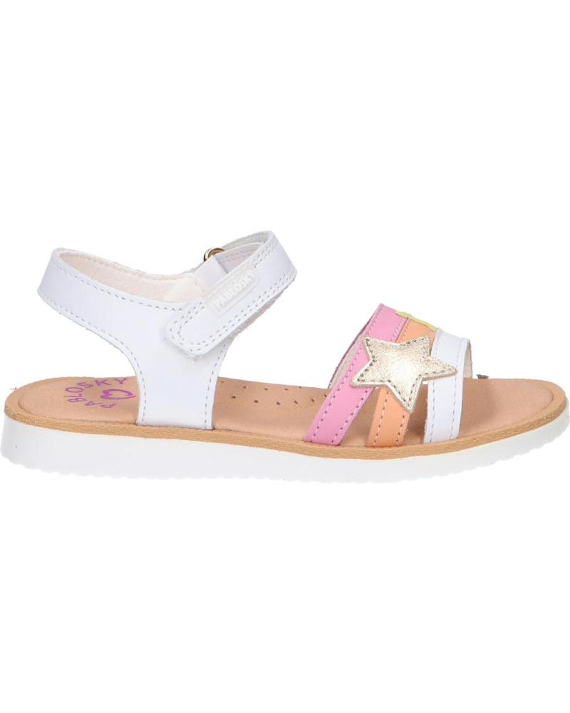 girl Sandals PABLOSKY 105000  BLANC