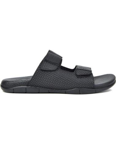 Sandali KANGAROOS  per Uomo SANDALIAS DE HOMBRE 519-11  PIEL NEGRO DOS VELCROSPIEL NEGRO DOS VELCR