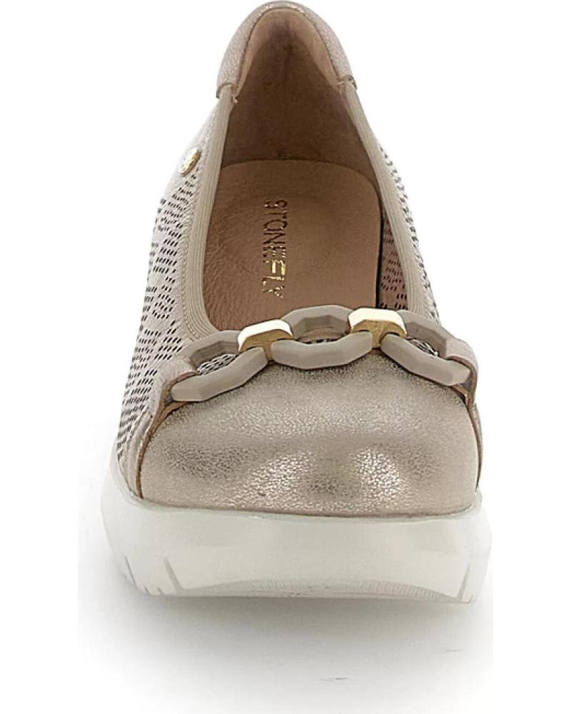 Mocassini De Mujer STONEFLY PLUME 27 LAMINATED LTH 221190 TAUPE