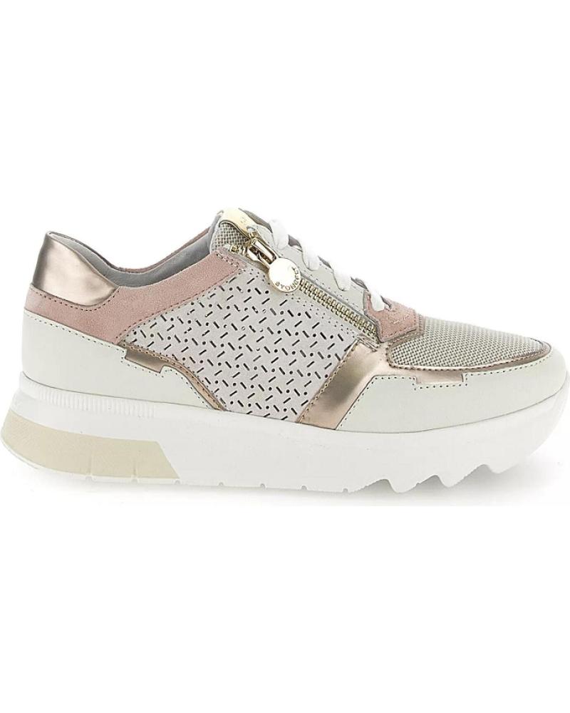 Sneaker für Damen STONEFLY SPOCK 40 VELOUR-TEX 220906 BLANCO