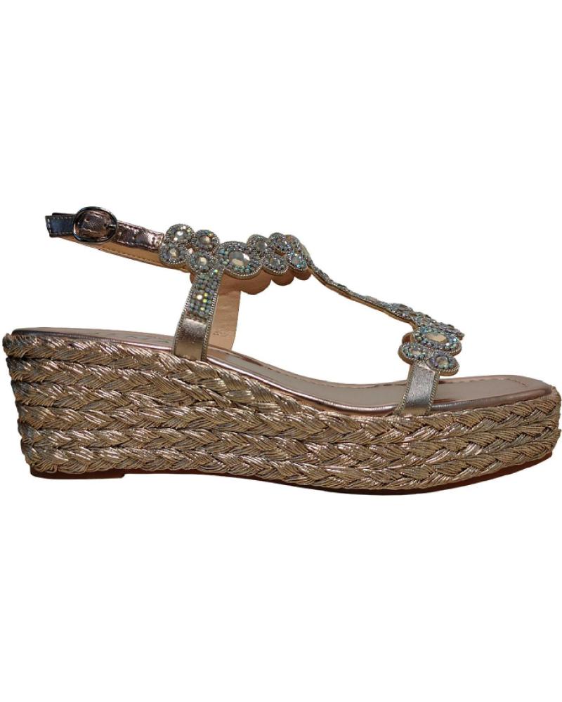 Sandalias ALMA EN PENA  de Mujer SANDALIA CON CUNA Y PEDRERIA DE  BRONZE