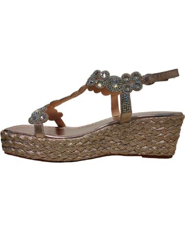 Sandalias ALMA EN PENA  de Mujer SANDALIA CON CUNA Y PEDRERIA DE  BRONZE