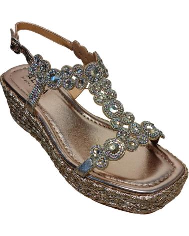 Sandalias ALMA EN PENA  de Mujer SANDALIA CON CUNA Y PEDRERIA DE  BRONZE
