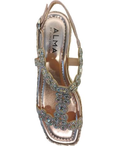 Sandalias ALMA EN PENA  de Mujer SANDALIA CON CUNA Y PEDRERIA DE  BRONZE