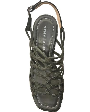 Sandalen ALMA EN PENA  für Damen V240986 SUEDE BLACK  NEGRO