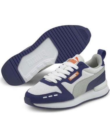 Deportivas PUMA  de Mujer y Niña y Niño ZAPATILLAS CASUAL R78 JR 373616-14  BLANCO