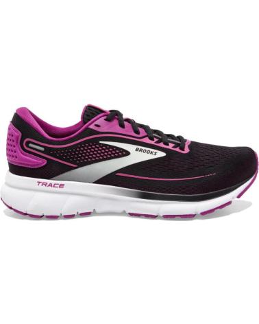 Zapatillas deporte BROOKS  de Mujer 1203751B036 TRACE 2  BLACK-FESTIVAL FUCHSIA-PINK FLAMBE
