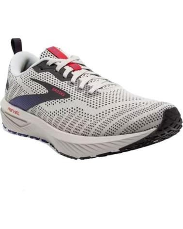 Esportes  de Homem BROOKS ZAPATILLA REVEL 6 GRIS HOMBRE NEGRO