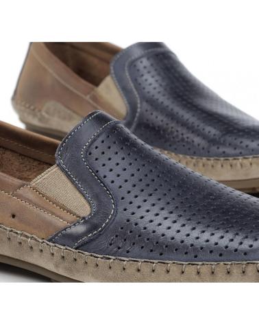 FLUCHOS - MOCASIN HOMBRE F1172 SURF AZUL-CUERO VARIOS COLORES