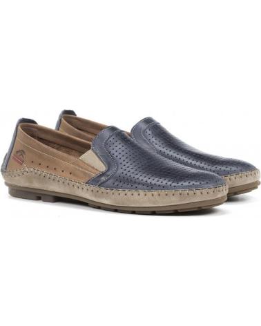 FLUCHOS - MOCASIN HOMBRE F1172 SURF AZUL-CUERO VARIOS COLORES