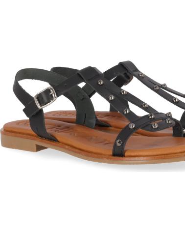 Sandalias CHIKA10  de Mujer ALGARROBA 02  NEGRO-BLACK