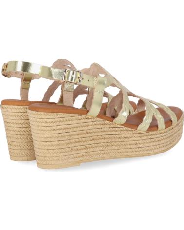 Sandales CHIKA10  pour Femme YUNKERA 01  PLATINO-LG GOLD