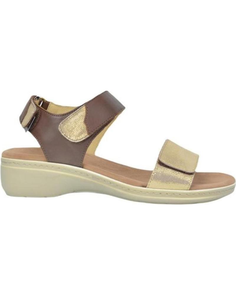 Sandalias   de Mujer SANDALIAS DE MUJER ELIO BERHANYER EB1035-13  CUERO-OROCUERO-ORO