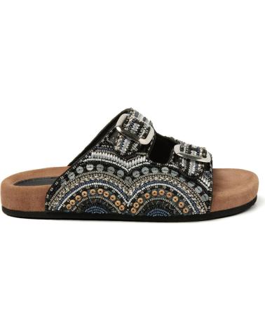 Sandali LAZAMANI  per Donna SANDALIA DOS HEBILLAS CON CUENTAS  BLACK