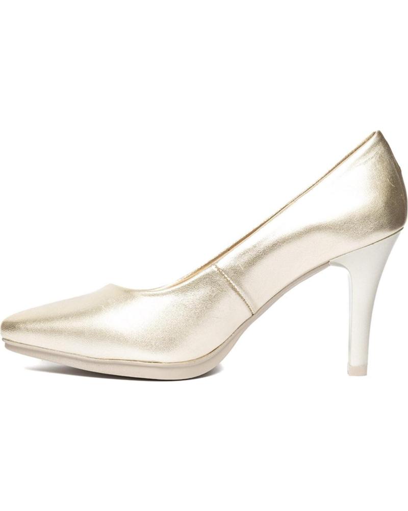 Zapatos de tacón CHAMBY de Mujer SALON PIEL METALIZADA 4365 PLATINO Zapatos de tacón CHAMBY de Mujer SALON PIEL METALIZADA 4365 PLATINO